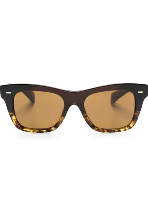 Oliver Peoples Solbriller med firkantet stel