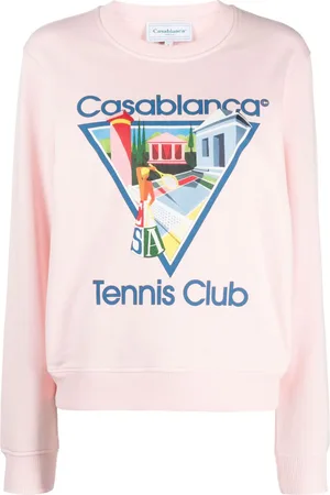 Casablanca Sweatshirt med Tennis Club-tryk
