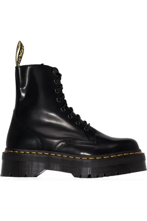 Dr. Martens Jadon ankelstøvler i læder med plateausål