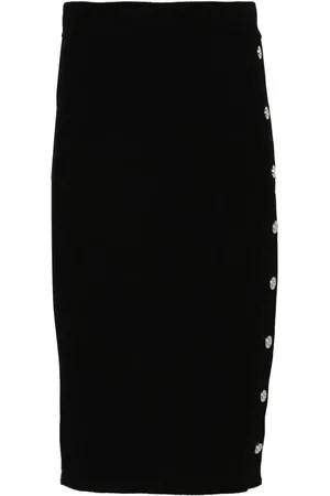 Pinko Ribstrikket midi-nederdel