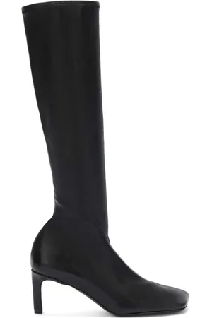 Jil Sander Knæhøje 70mm læderstøvler