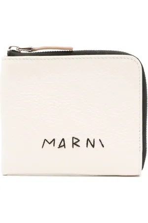Marni Læderpung med logobroderi