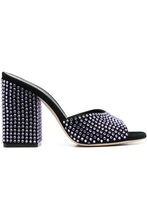 PARIS TEXAS 105mm sandaler med krystaludsmykning