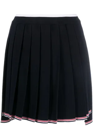 Thom Browne Plisseret Full Needle nederdel i strik