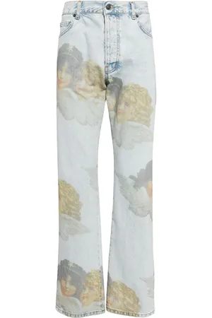 Fiorucci Jeans i økologisk bomuld med englemotiv