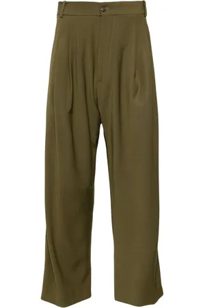 Hed Mayner Cropped bukser med plisseringer