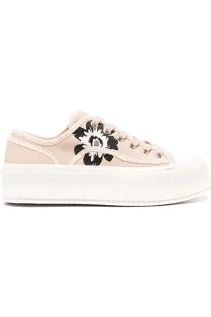 Dorothee Schumacher Floral Sportiness sneakers i lærred