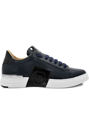 Philipp Plein Sneakers med logo-applikation og snøre