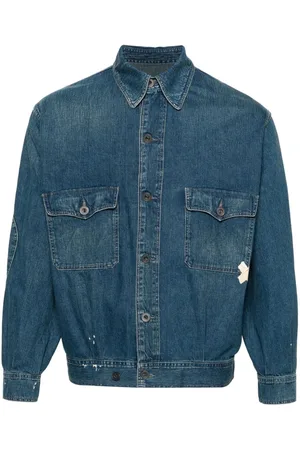 Maison Margiela Denimjakke med slitageeffekt