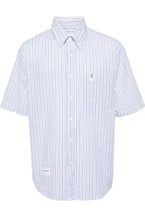 Chocoolate Nålestribet poplin-skjorte