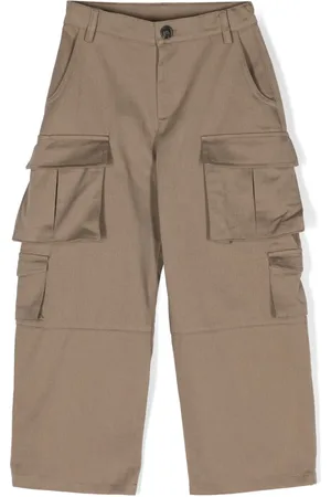 DOUUOD KIDS Cargo-bukser i twill