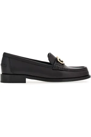Salvatore Ferragamo Loafers i læder med Gancini-detalje