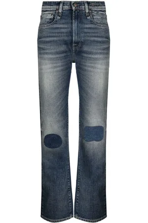 R13 Højtaljede jeans med smal pasform