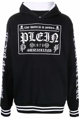 Philipp Plein Pullover-hættetrøje med logotryk
