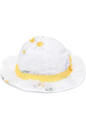MONNALISA Hat i bomuld med blomstertryk