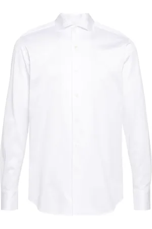 CANALI Skjorte med spread-krave