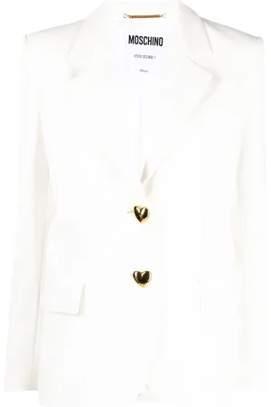 Moschino Hjerteformet blazer med knapper
