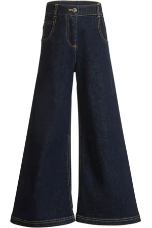 Etro Bootcut-jeans med kastestingsdetalje