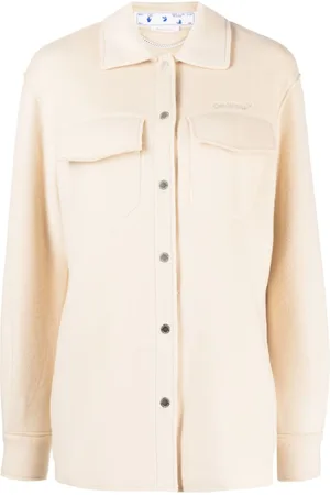OFF-WHITE Skjortejakke med broderet logo