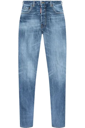 Dsquared2 Jeans med smal pasform og rynket effekt