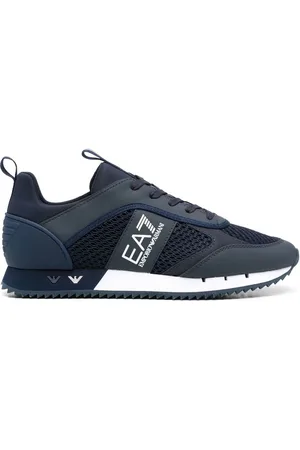EA7 Low-top sneakers med logotryk