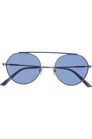 Calvin Klein Tofarvede solbriller med rundt stel