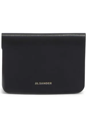 Jil Sander Pung i læder med præget logo