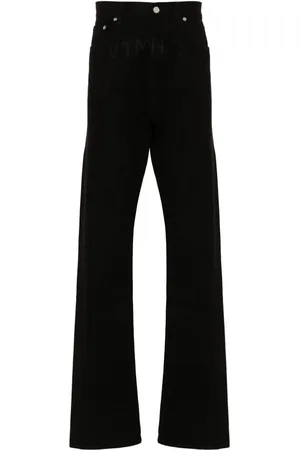 VTMNTS Jeans med lige ben og broderet logo