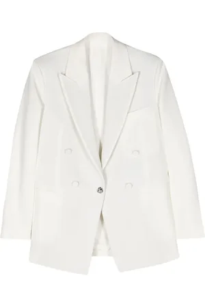 Lanvin Enkeltradet blazer med rose-knapper