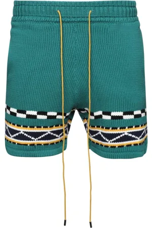 Rhude Bateau shorts i intarsiastrik