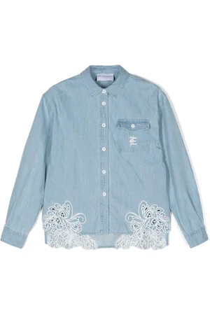 ERMANNO SCERVINO Skjorte med guipure-detalje