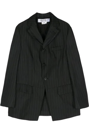 Comme des Garçons Enkeltradet blazer med nålestriber