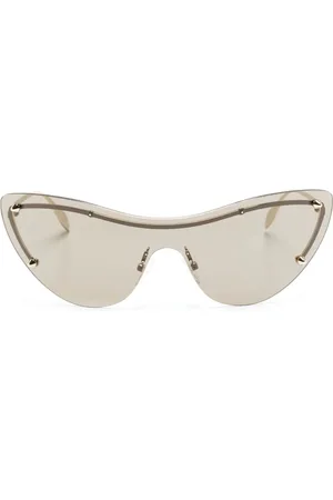 Alexander McQueen Cat-eye-solbriller med nitter