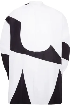 Alexander McQueen Poplin-skjorte med grafisk tryk
