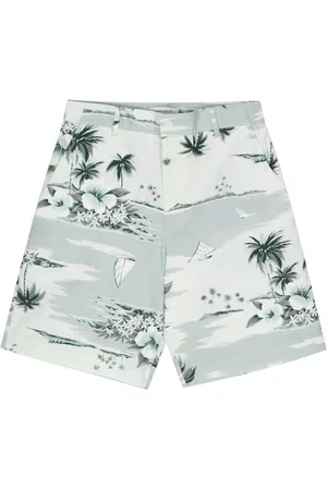 Maison Kitsuné Shorts med Hawaii landskabstryk