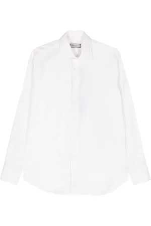 CANALI Langærmet skjorte i poplin
