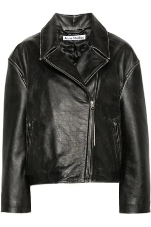 Acne Studios Bikerjakke med slitageeffekt