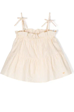 Emporio Armani Stribet top i bomuld
