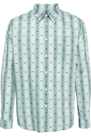 Maison Kitsuné Skjorte med logotryk