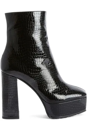Giuseppe Zanotti Morgana 120mm ankelstøvler med krokodilleeffekt