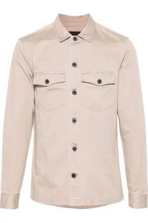 AllSaints Firebase skjorte med slitageeffekt