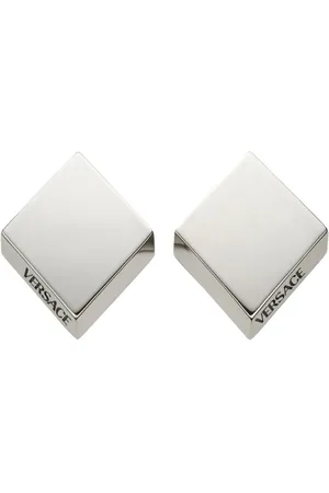 VERSACE Rhombus ørestikkere med indgraveret logo