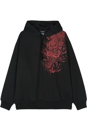 Y-3 X Japanese Football Association hættetrøje med flammetryk