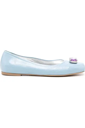 Madison.Maison Marion Turquoise Jeweled ballerinaer