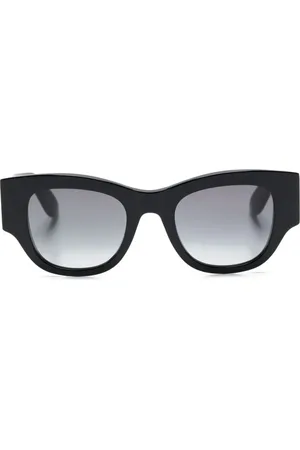 Alexander McQueen Tonede solbriller med wayfarer-stel