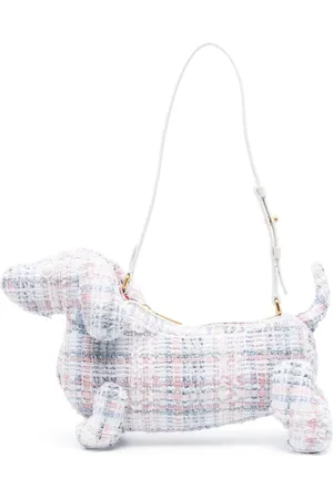 Thom Browne Hector skuldertaske i tweed