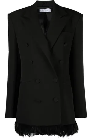 GIUSEPPE DI MORABITO Enkeltradet blazer med fjerdetalje