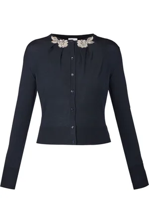 Erdem Cardigan med draperet detalje