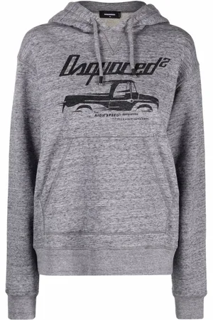 Dsquared2 Hættetrøje med truck-tryk