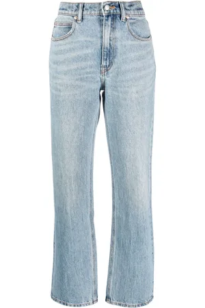 Alexander Wang Jeans med lige ben og mellemhøj talje